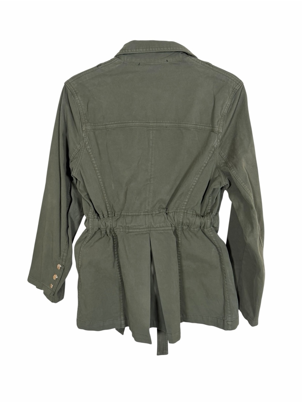 The Kooples Olive Green Utility Belted Jacket - Women - Picture 4 of 6